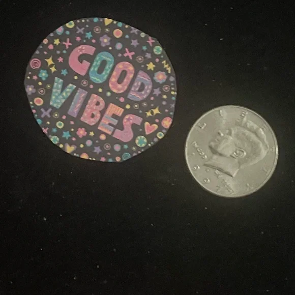 Lapel Pin (“Cool Vibes”) - Picture 4 of 4